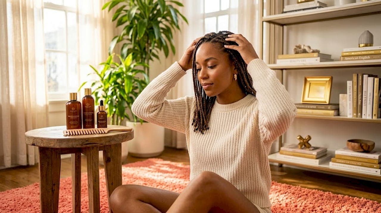 Scalp care strategies for healthy hair with braids
