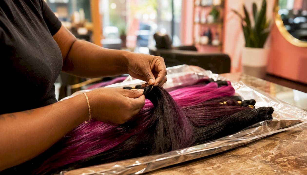 How to Separate Braiding Hair Packs for Even Braids