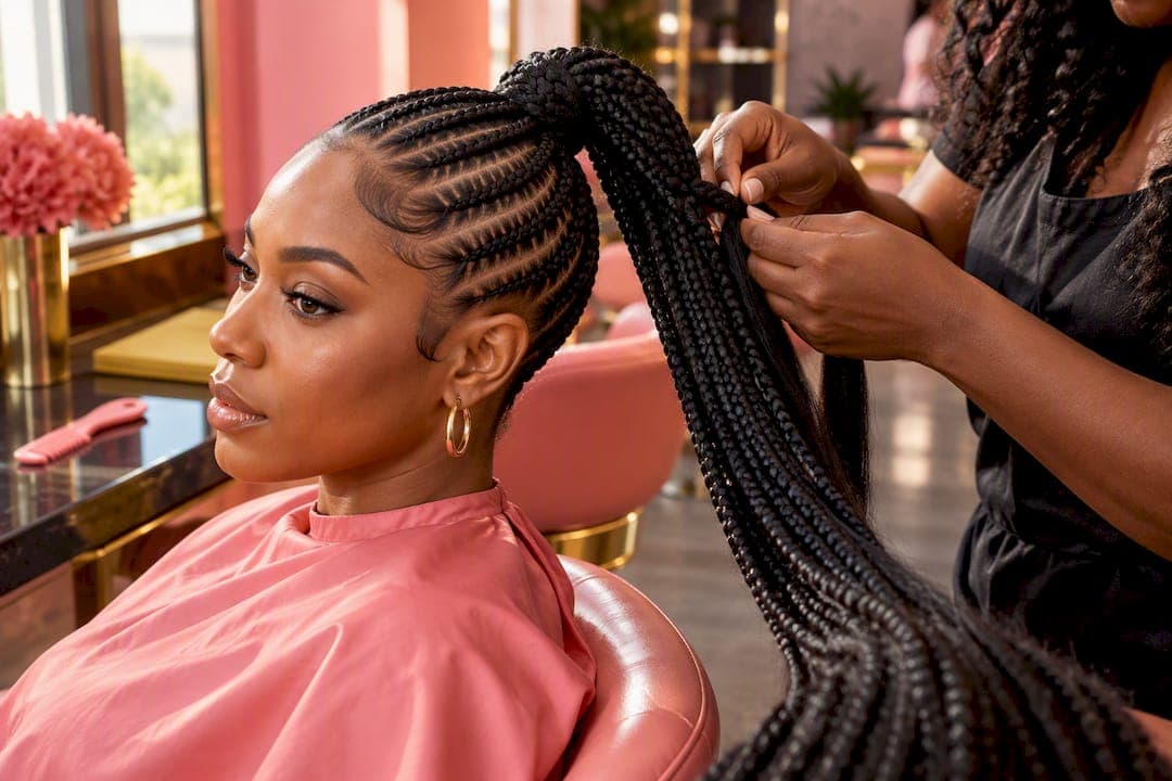 Stitch Braid Ponytail: 6–8 Weeks, Salon Steps and Dermatology Tips
